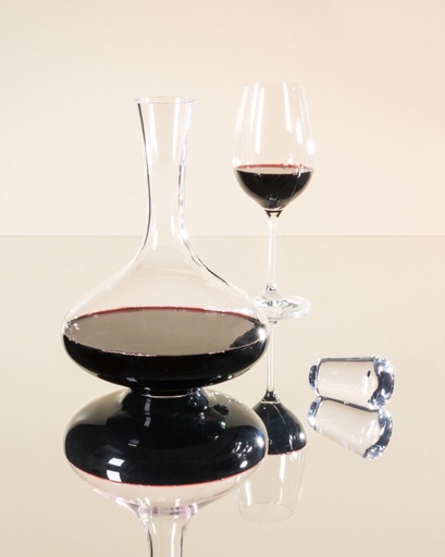 [A001] Carafe Bonde - mondgeblazen karaf